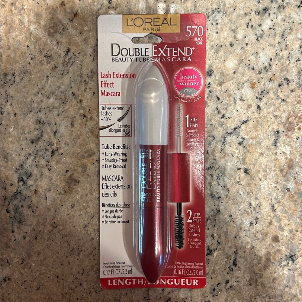 L'Oreal Double Extend Mascara - Black and Red